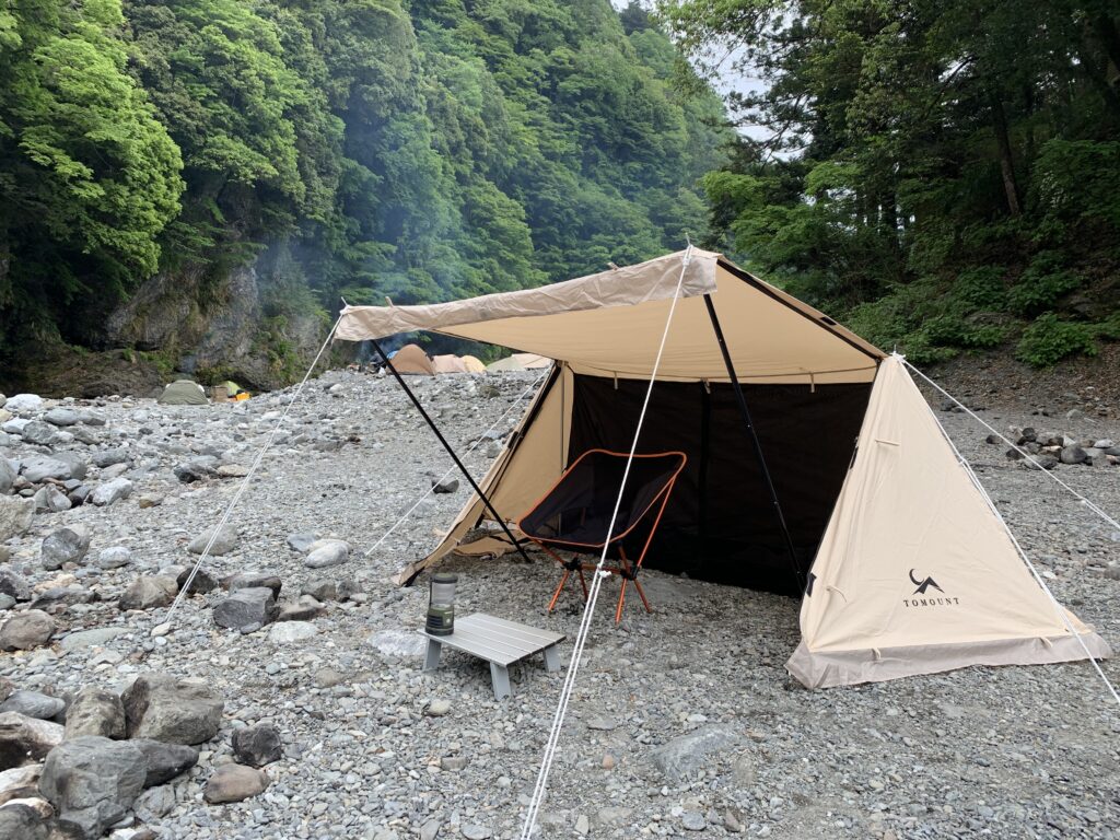 TOMOUNTのテントレビュー】ソロキャンプには、TC素材のパップテントが ...
